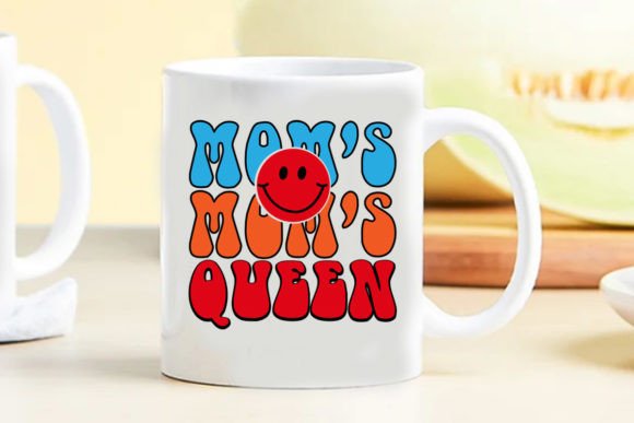 Retro Mom Svg Mom Queen Graphics for Crafts and Content