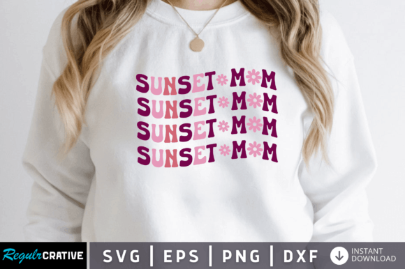 Sunset Mom Svg Graphics and Crafts Review